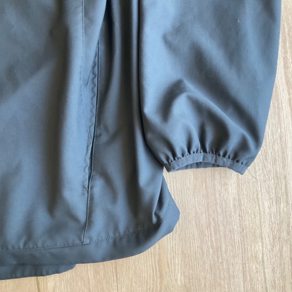 Nike Baseball Hot Jacket 3/4 Short Sleeve Mens Grey black warm up pullover L - Picture 8 of 13